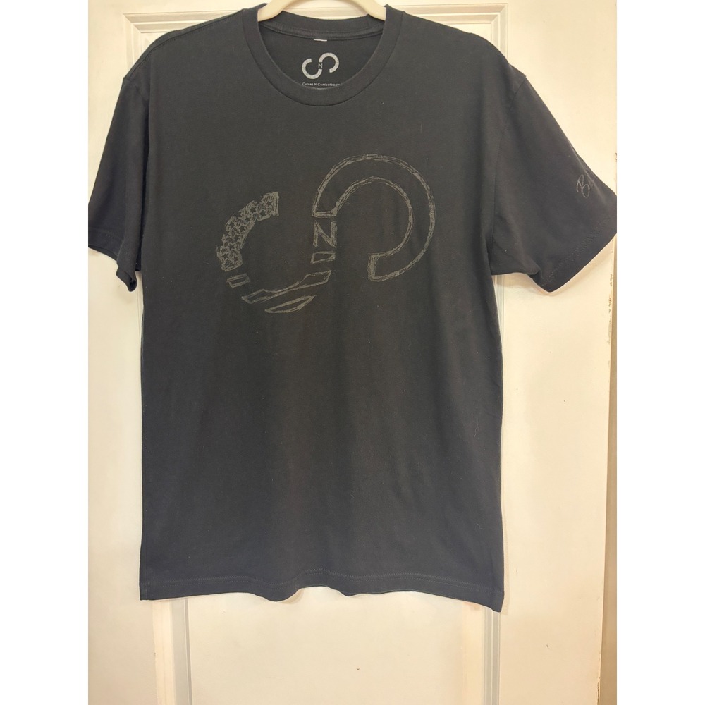 Curves N Combatboots Black Be Empowered Graphic T-Shirt Mens Medium